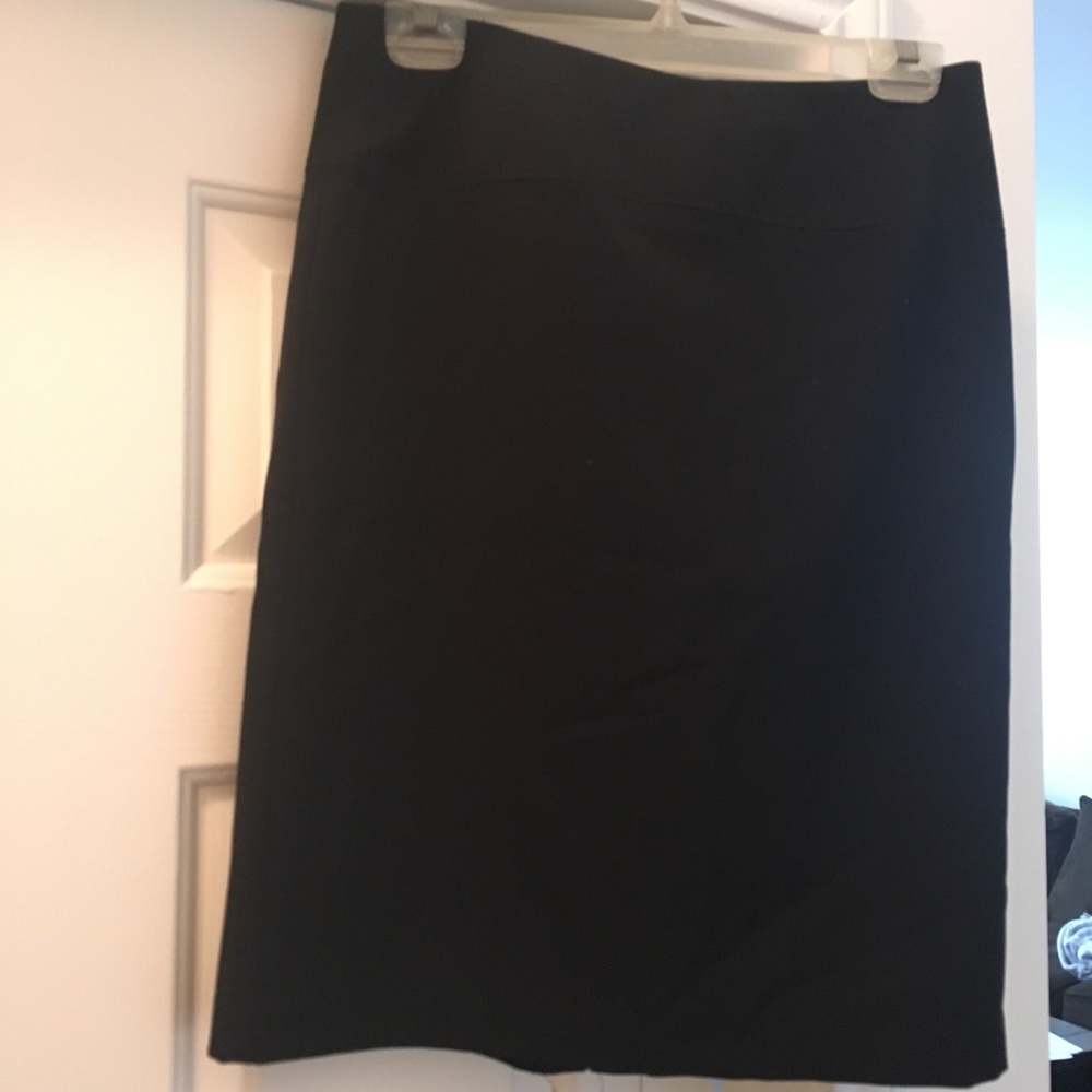 Black pencil skirt
